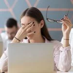 مشکلات بینایی در ام اس